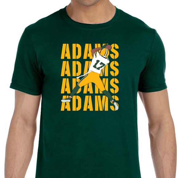 Green Bay Packers Davante Adams Shirt - Picture 1 of 2